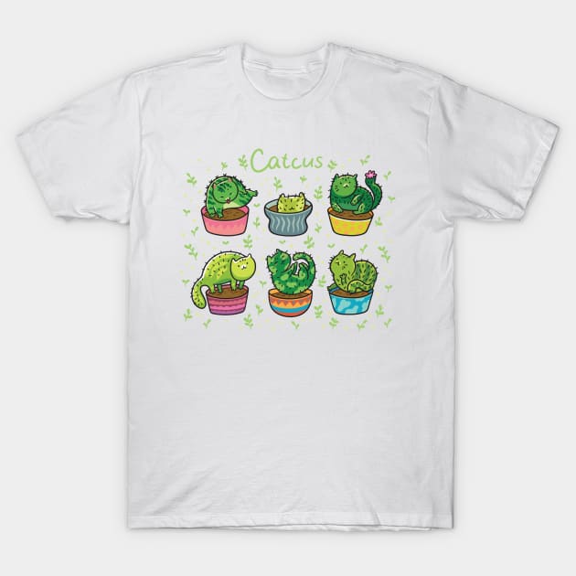 Catcus_2 T-Shirt by PenguinHouse